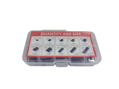 85 Pcs Circuitos integrados NE555 LM324 LM358 ULN2803