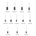 120 Uds condensador electrolítico 16V 25V 50V Kit de condensadores electrolíticos de aluminio 12 valores 1uF-470uF condensadores electrolíticos DIP
