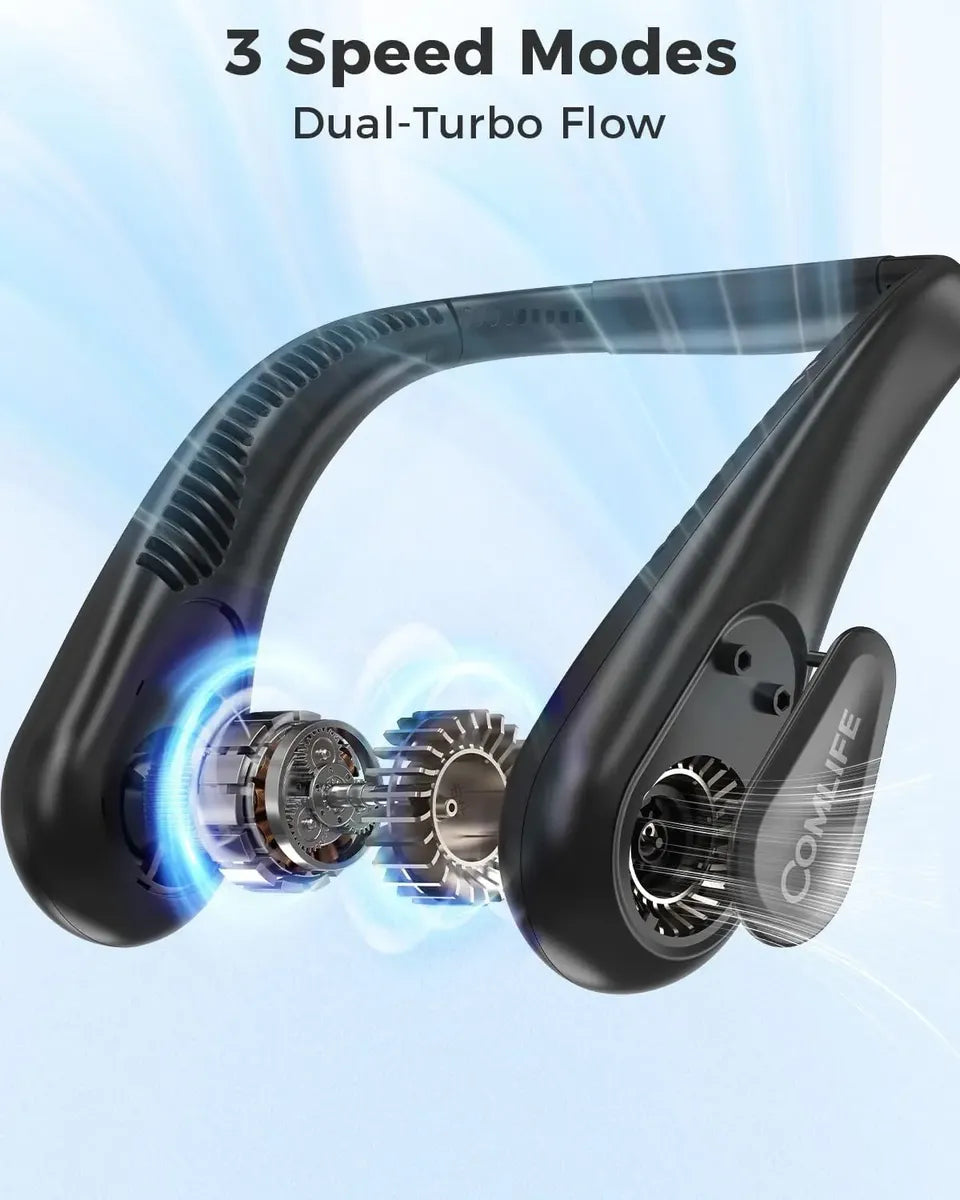 Ventilador recargable para cuello